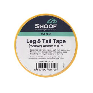 Leg & Tail Tape 10m Yellow