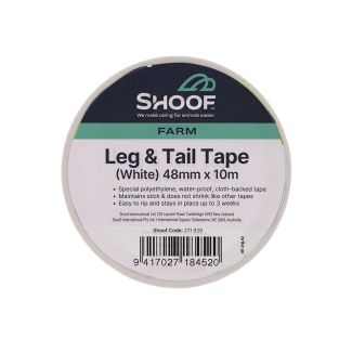 Leg & Tail Tape 10m White