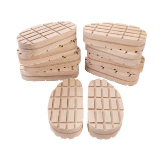 Hoof Block Hardwood 10-Pack