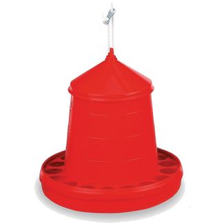 Poultry Feeder Gaun Suspension 12 kg Red
