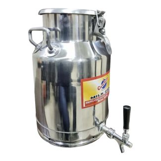 Milk Can Stainless Cowbell 20 L with MilkTap