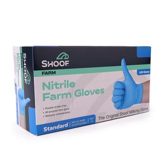 Milking Gloves Shoof Nitrile Med/100