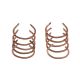 Pig Nose Clips Copper 38mm 10pk