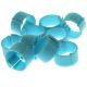 Poultry Leg Band Clip-on 20mm 10pk Blue