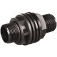 Hansen Valve Adaptor Thru Ftg 25x25mm