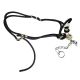 Halter Hackamore Cow Black