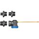 Hansen Super-Flo Plastic Valve Adaptors Set