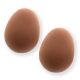 Brood Eggs Rubber Brown pair