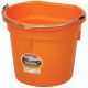 Feed Bucket Flat Back 19 L Orange