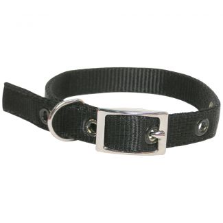 Goat Collar Nylon Kid Black