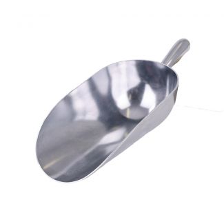 Feed Scoop Round Bottom Aluminium 1L