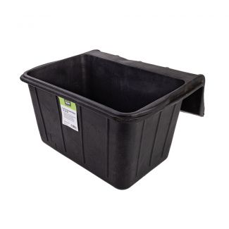 Feed Tub Recycled Rubber 16L Rail Mt