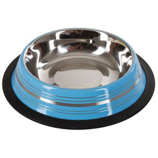 Pet Bowl Stainless Assorted Colour 900ml