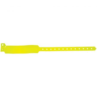 Neck Band Kid PVC 30cm Fluoro-Yellow 50p