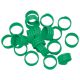 Poultry Leg Bands Plastic 16mm Green 20